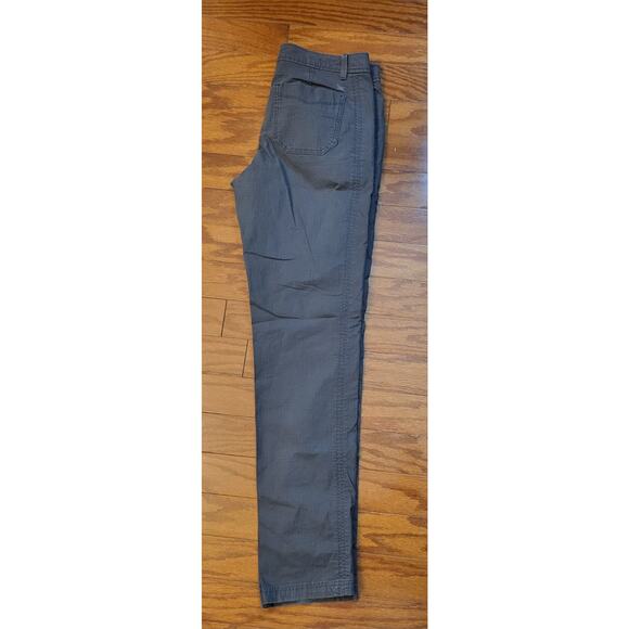 Eddie Bauer Women’s Size 8T Slightly Curvy Straight Leg Stretch Olive Gray - Picture 8 of 15